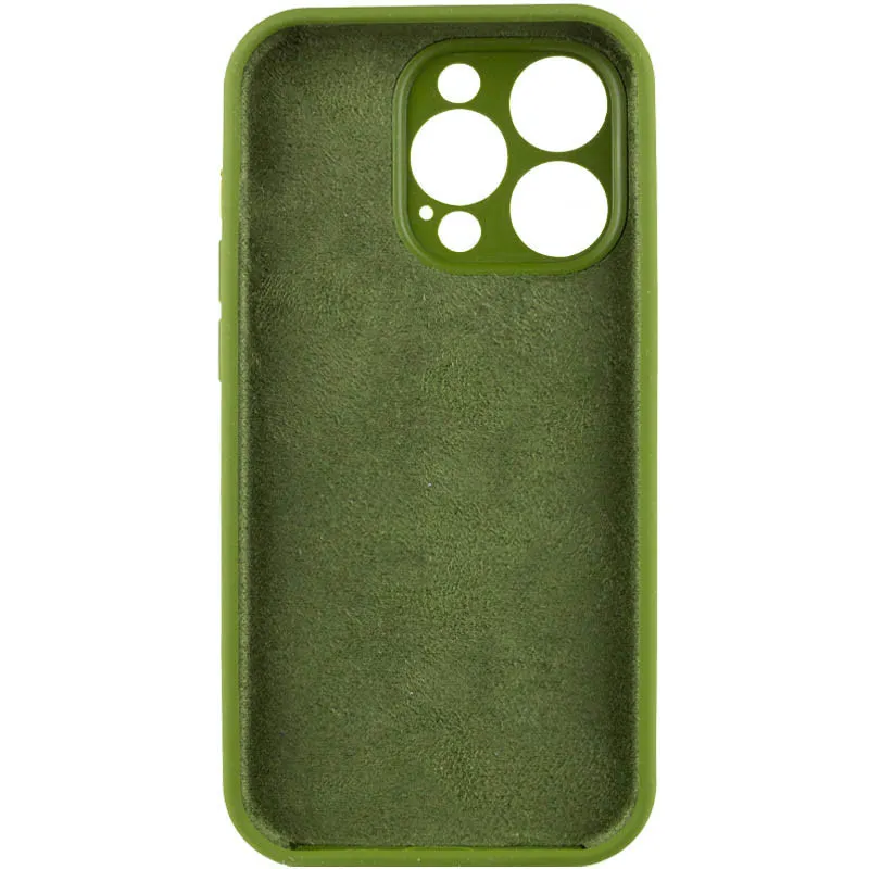 Чехол Silk Full Protective (AA) NO LOGO для Apple iPhone 16 Pro Max – Зеленый / Dark Olive. Фото 12 из 20