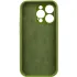 Чехол Silk Full Protective (AA) NO LOGO для Apple iPhone 16 Pro – Зеленый / Dark Olive. Фото 11 из 20