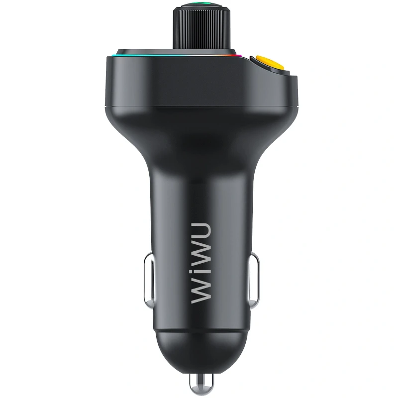АЗП FM модулятор WIWU QC031 MP3 Car PD20W+QC3.0 (2USB-A/1C) – Black. Фото 8 з 8