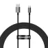 Дата кабель Baseus Superior Series Fast Charging USB to Type-C 100W (1m) (P10320102) – Cluster Black. Фото 2 з 12