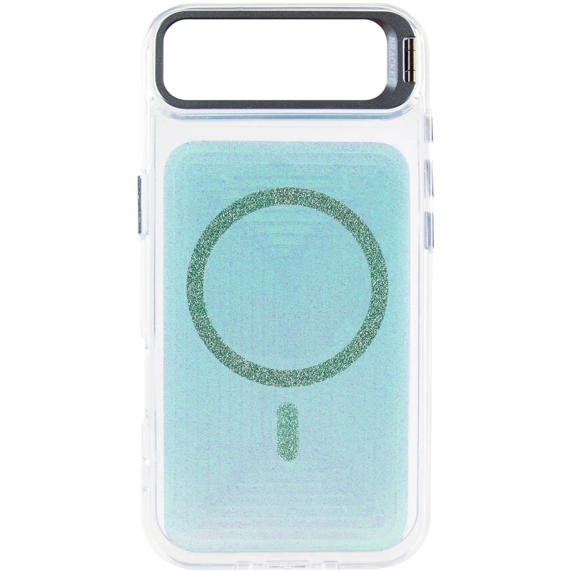 Чехол TPU+PC Jewel Sparkle with MagSafe для Apple iPhone 17 Air (6.5") – Aqua Blue. Фото 4 из 8