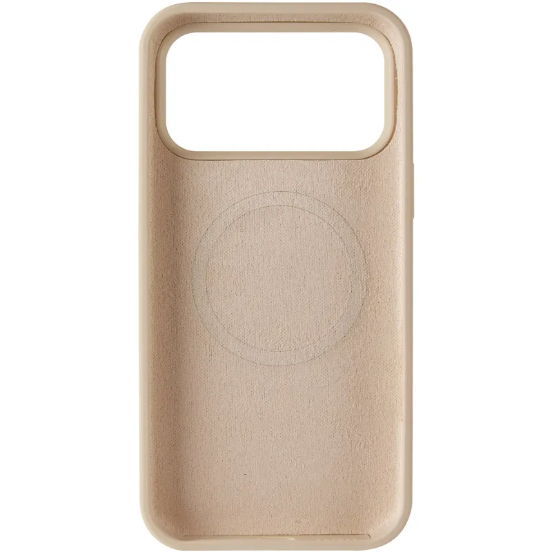 Чохол Silk Duo Color (AA) NO LOGO with Magnetic Fit для Apple iPhone 18 Pro Max – Antigue White. Фото 3 з 5