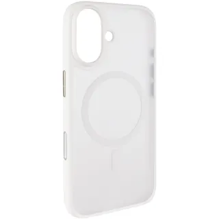 TPU+PC чехол Blueo Skin Friendly Frosted with MagSafe для Apple iPhone 17 (6.3") — Белый / White