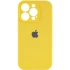 Чехол Silicone Case с защитой камеры для Apple iPhone 15 Pro (6.1") – Желтый / Yellow. Фото 2 из 11