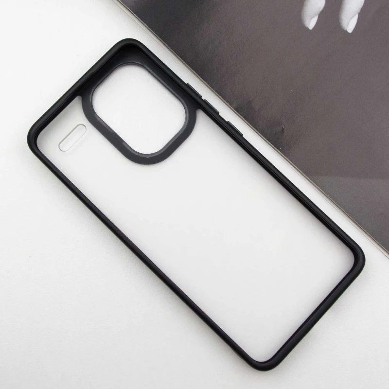 Захистний чохол TPU+PC матовий на Xiaomi Redmi Note 13 Pro+ – Black. Фото 5 з 8