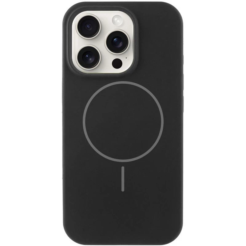 Чохол Silicone Armor Max no logo with MagSafe для Apple iPhone 11 (6.1") – Чорний / Black. Фото 1 з 1
