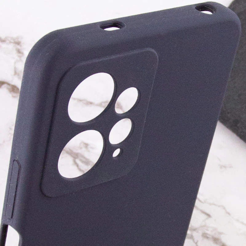 Чохол Silicone Case Lakshmi Premium із закритою камерою для Xiaomi Redmi Note 12 4G – Темно-синій / Midnight blue. Фото 10 з 11