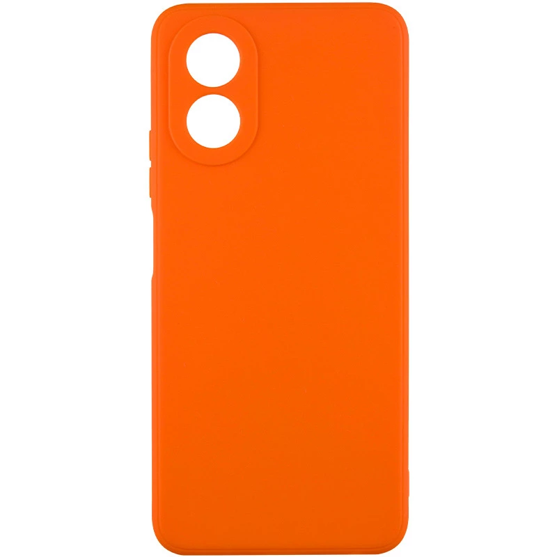 

Кольоровий силіконовий чохол із захистом камери на Oppo A38 (Помаранчевий / Orange)