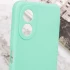 Цветной силиконовый чехол с защитой камеры для Oppo A78 4G – Зеленый / Menthol. Фото 7 из 7