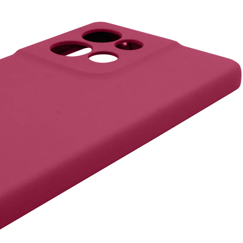 Чехол Silicone Cover Ummi Lakshmi Full Camera (AA) для Motorola Edge 50 Neo – Бордовый / Marsala. Фото 5 из 6