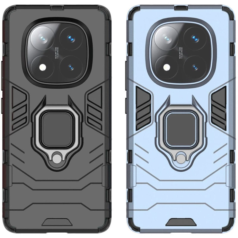 Противоударный чехол Transformer с кольцом для Xiaomi Redmi Note 14 Pro 5G фото 1 из 1