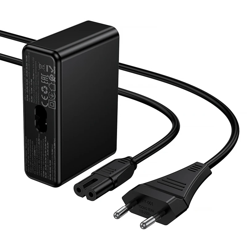 МЗП Hoco C152A Modern PD70W 6in1 (5USB-C і 1USB-A) – Black. Фото 5 з 6