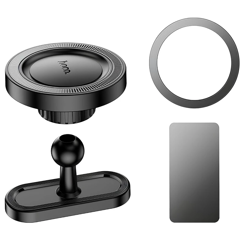 Автотримач Hoco H58 Show ring magnetic (multi-scene) – Black. Фото 4 з 6