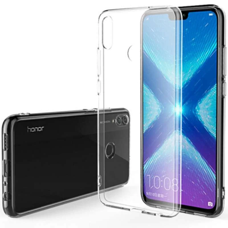 

Ультратонкий силіконовий чохол 1мм на Huawei Honor 8X (Безбарвний (прозорий))