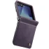 Кожаный чехол-книжка CaseMe Velvet Matte для Samsung Galaxy Z Flip7 – Purple. Фото 4 из 5