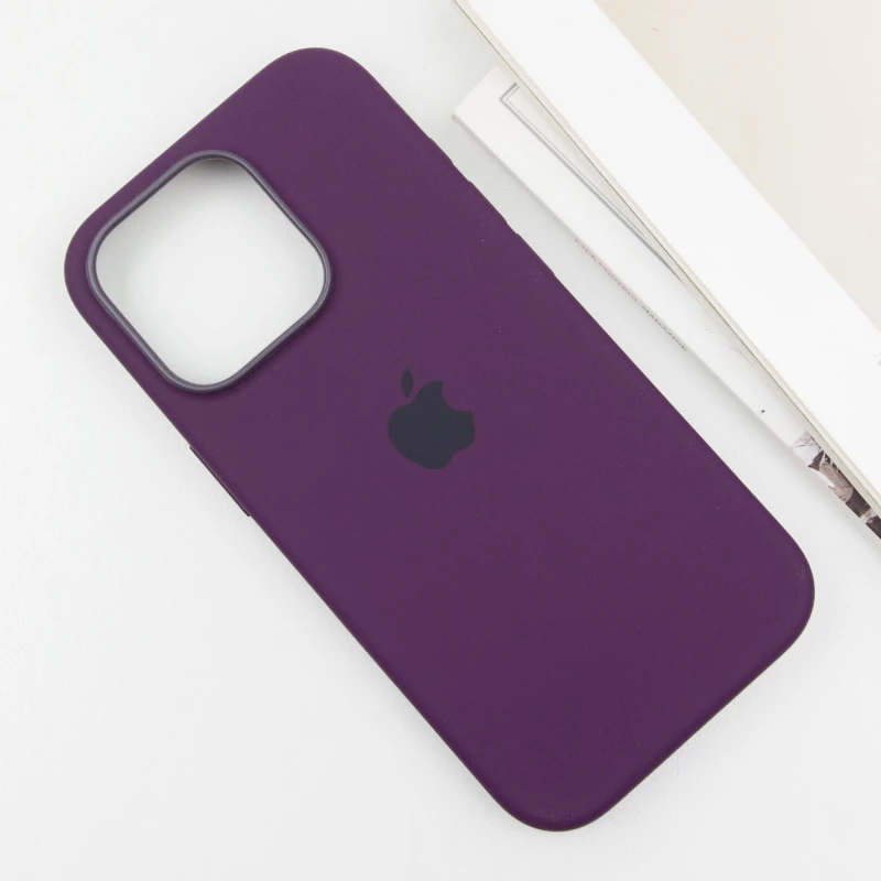 Силіконовий чохол ААА with Magsafe connection для Apple iPhone 16 Pro Max – Plum. Фото 6 з 10