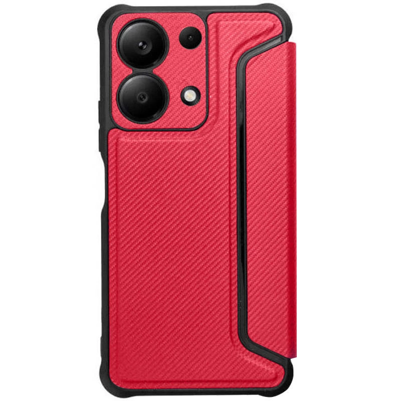 Чохол книжка GETMAN з підставкою на Xiaomi Redmi Note 13 4G – Red. Фото 2 з 5