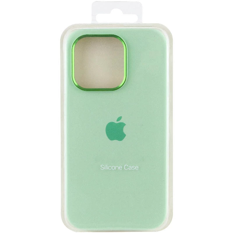 Чехол Silicone Case с металлическими кнопками для Apple iPhone 14 Pro Max (6.7") фото 3 из 3
