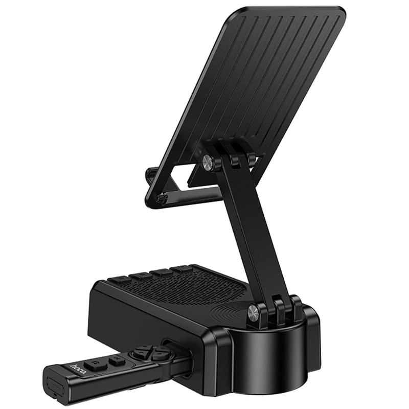 Bluetooth Колонка Hoco HC45 Wave з підставкою для телефону і пультом керування – Black. Фото 3 з 6