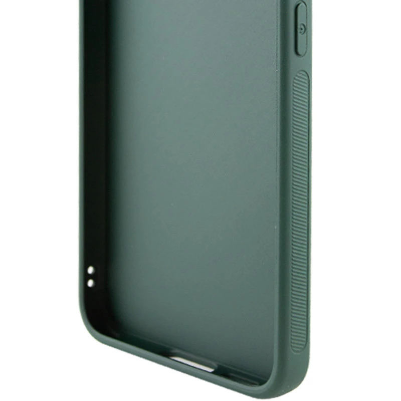 Шкіряний чохол Xshield на Samsung Galaxy S24 – Зелений / Army Green. Фото 6 з 10