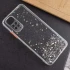 Чехол с блестками и защитой камеры для Xiaomi Redmi Note 11 Pro 4G/5G – Прозрачный. Фото 7 из 8