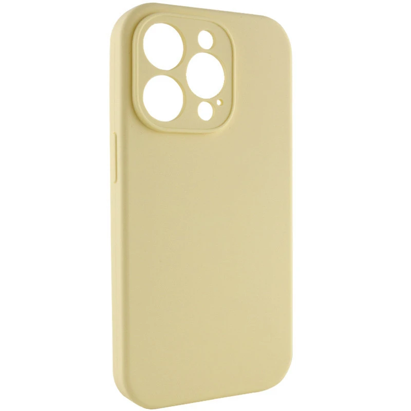 Чехол Silk Full Camera Protective (AA) NO LOGO для Apple iPhone 14 Pro Max (6.7") – Желтый / Mellow Yellow. Фото 2 из 4