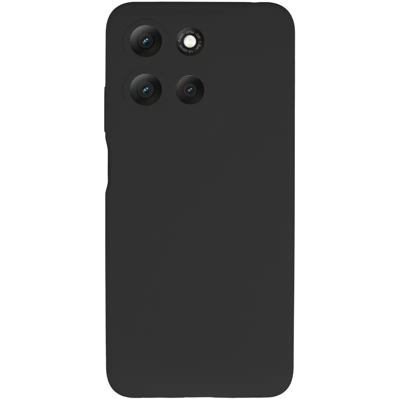 Чехол Silicone Case Lakshmi Premium з закритою камерою на Motorola Moto G15 4G – Черный / Black. Фото 4 из 10