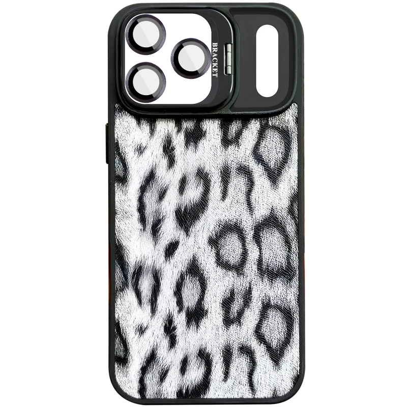Чохол TPU+PC Wild Leopard with MagSafe and Lens для Apple iPhone 17 Pro (6.3") – Black. Фото 2 з 6