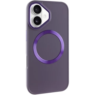 TPU чехол Bonbon с металлическими кнопками та MagSafe на Apple iPhone 16 фото 1 из 17