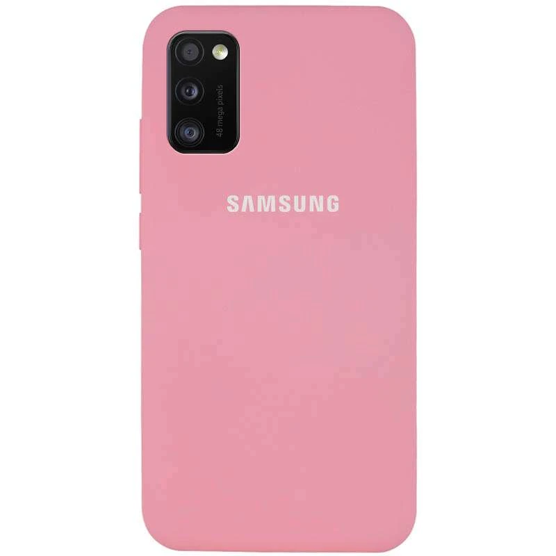 

Чехол Silicone Case с закрытым низом для Samsung Galaxy A41 (Розовый / Pink), Рожевий / pink