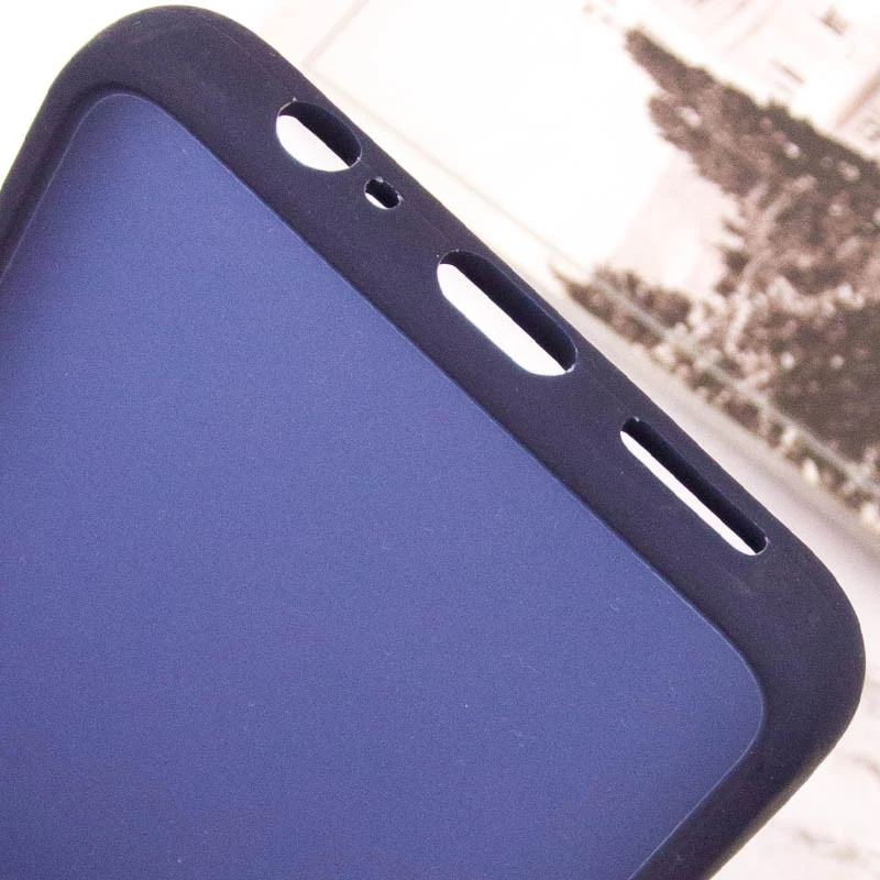 Чехол TPU+PC Lyon Frosted на Xiaomi Redmi Note 9 / Redmi 10X – Синий / Navy Blue. Фото 7 из 7