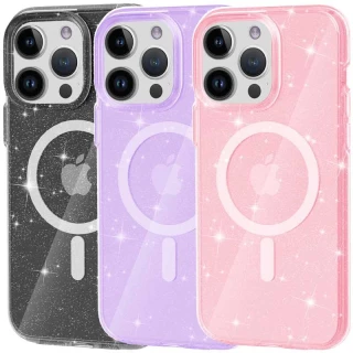 Чохол з блискітками та MagSafe на Apple iPhone 15 Pro Max (6.7")