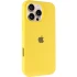 Чохол Silicone Case з закритим низом на Apple iPhone 16 Pro – Жовтий / Yellow. Фото 2 з 8
