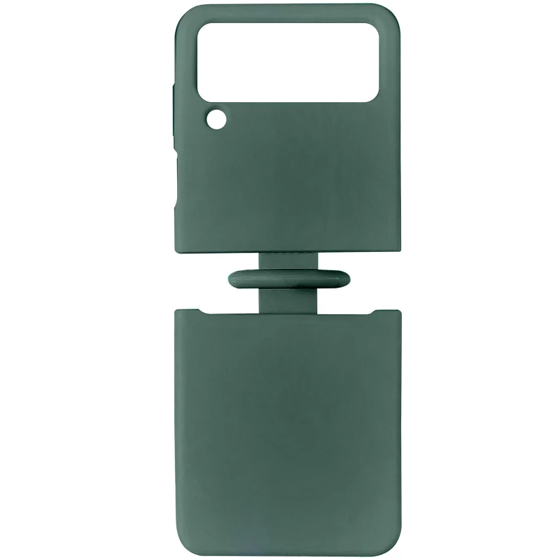 Чохол Foldables Silicone Cover Lakshmi (AAA) для Samsung Galaxy Z Flip4 – Зелений / Cyprus Green. Фото 1 з 6