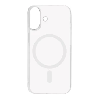 Чехол Fibra Clear Сase with Magnetic Safe для Apple iPhone 16 фото 1 Чехол Fibra Clear Сase with Magnetic Safe для Apple iPhone 16 фото 1 из 1