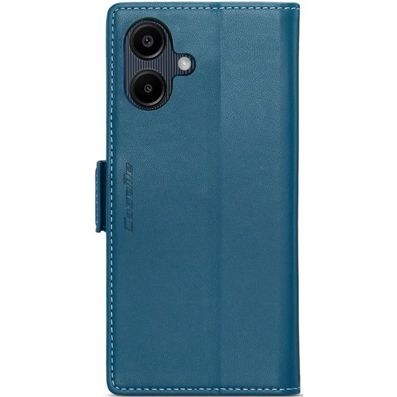 Шкіряний чохол-книжка CaseMe Nappa leather для Samsung Galaxy A06 – Blue. Фото 7 з 10