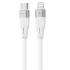 Дата кабель Proove Soft Silicone Type-C to Lightning 27W (1m) – White. Фото 1 з 4