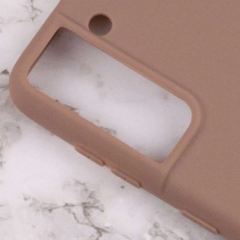 Кольоровий силіконовий чохол на Samsung Galaxy S21+ – Коричневий. Фото 3 з 4