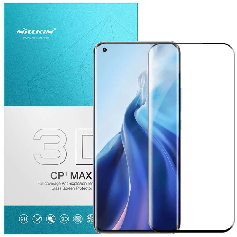 

Захисне скло Nillkin (CP+ max 3D) на Xiaomi Mi 11 (Чорний)