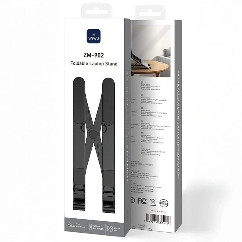 Підставка для ноутбуку WIWU ZM-902 Laptop Stand – Black. Фото 2 з 6