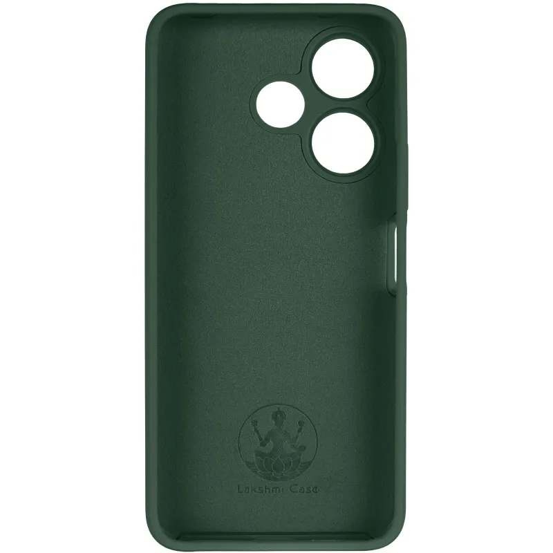 Чехол Silicone Case Lakshmi Premium з закритою камерою на Xiaomi Poco M6 4G – Зеленый / Cyprus Green. Фото 5 из 8