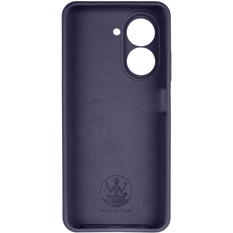 Чехол Silicone Case Lakshmi Premium з закритою камерою на Xiaomi Redmi A5 (Europe version) – Темно-синий / Midnight blue. Фото 4 из 6