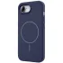 Чехол Silk Full Protective (AA) NO LOGO with Magnetic Fit для Apple iPhone 16e (6.1") – Темно-синий / Midnight blue. Фото 1 из 1