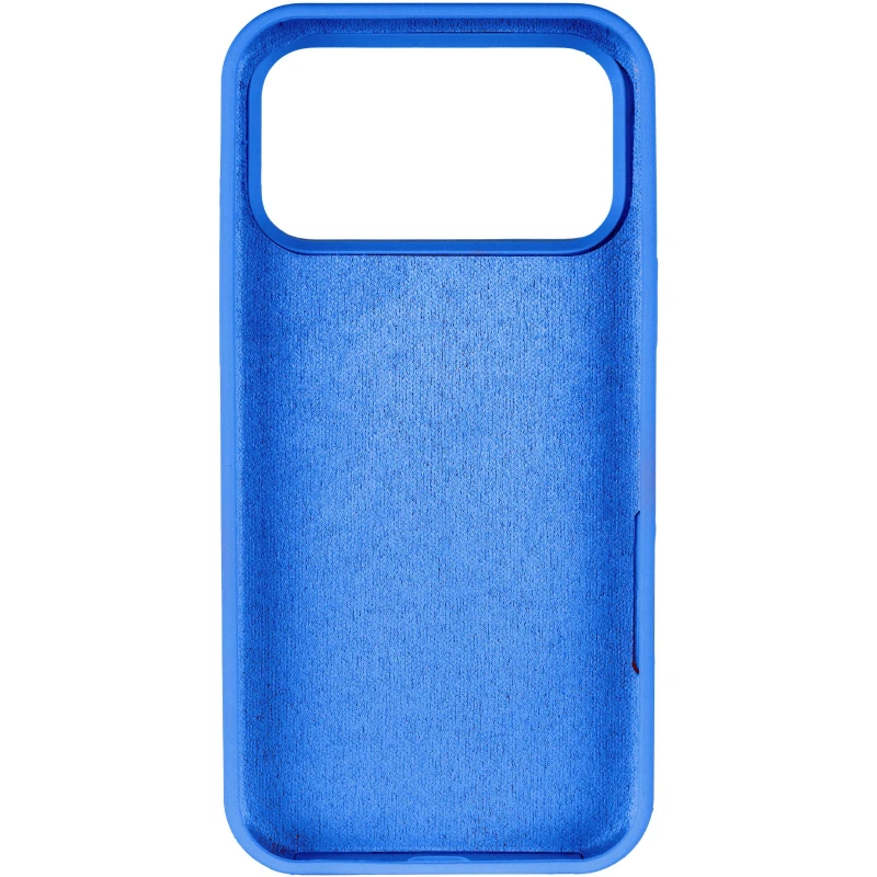 Чохол Silicone Case з закритим низом на Apple iPhone 17 Pro (6.3") – Синій / Capri Blue. Фото 4 з 6