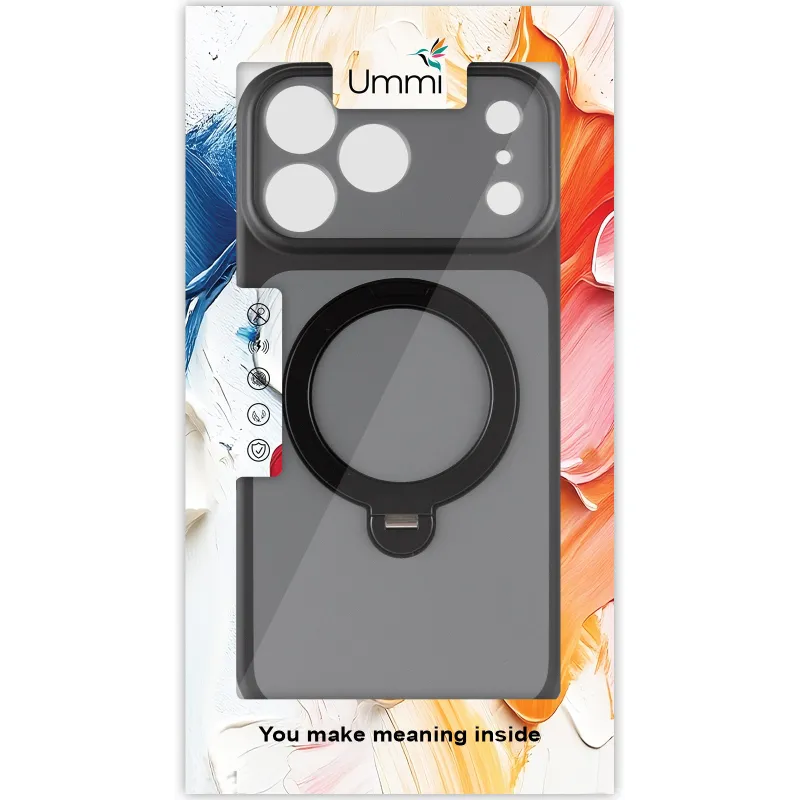 Чехол Ummi Full Camera with Magnetic Fit HQ Ring для Apple iPhone 17 Pro Max (6.9") – Black. Фото 2 из 8
