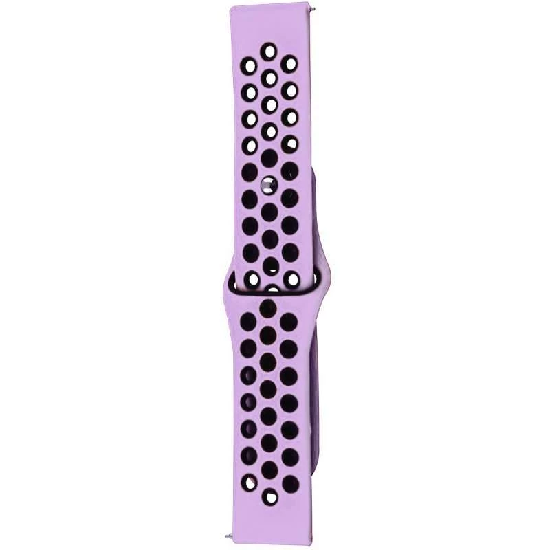 

Силиконовый ремешок Sport Nike+ для Xiaomi Amazfit/Samsung 20 mm (Lilac / Black)