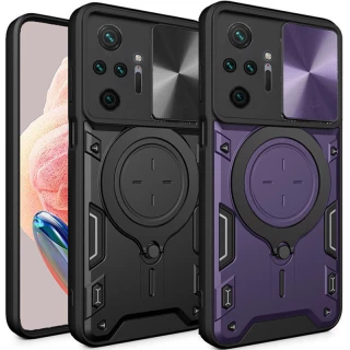 Ударостійкий чохол Bracket Ringstand із захисною шторкою для камери на Xiaomi Redmi Note 10 Pro фото 1 Ударостійкий чохол Bracket Ringstand із захисною шторкою для камери на Xiaomi Redmi Note 10 Pro фото 1 з 1