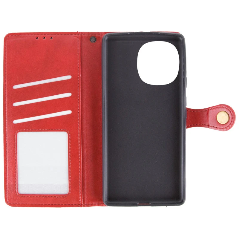 Чохол-книжка GETMAN Gallant  на TECNO Spark Go 1 – Червоний. Фото 6 з 6