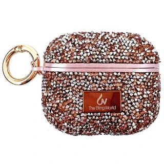 TPU чохол Bling World Rock Diamond для навушників AirPods Pro / Airpods Pro 2 фото 1 з 6