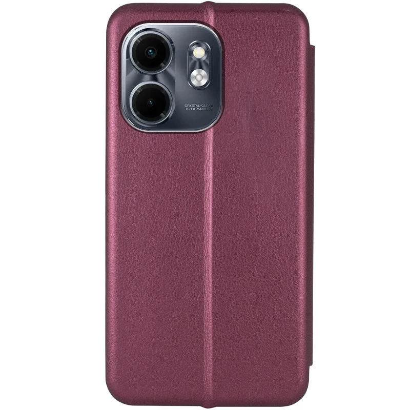 Чохол-книжка класичний на Infinix Smart 9 4G / Hot 50i – Бордовий. Фото 4 з 6